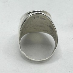 Vintage 925 Sterling Silver ‘Man in the Maze’ Heavy Signed Ring Size 11.75