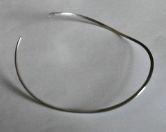 VINTAGE~TAXCO TH-96 Sterling Silver 925 COLLAR CHOKER Modernist NECKLACE~MEXICO