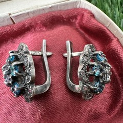 Vintage Earrings Silver 925 Women’s Jewelry