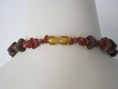 Necklace Chain Raw Baltic Amber Natural Amber 39,3 g/44,5 cm