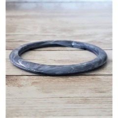 Vintage Bracelet / Bangle – Marbled Pattern Sky Blue