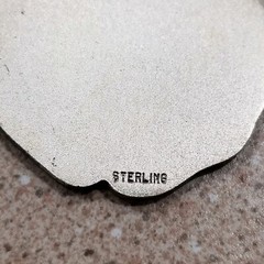 Vintage 1959 Sterling Silver Frankie N.S.D.T.C CD Pendant- 7-5-59- 15.7 Grams