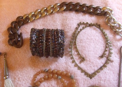 Estate Jewelry Vintage Costume Jewelry Necklaces Bracelets Earrings 12 Pieces