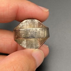 Vintage Lapis Goldstone Mexico Sterling Silver Ring Size 11.25