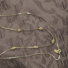 Medici Womens Gold Tone Necklace. Vtg. Signed.