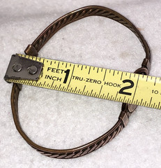 COPPER BRACELET 2 HEARTS Friendship Love Vtg Pain Relief Rheumatism Arthritis