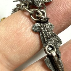 Mary Demarco Choker Dragonfly Cabochons And Rhinestone Hand Clasp Vintage 16-18”