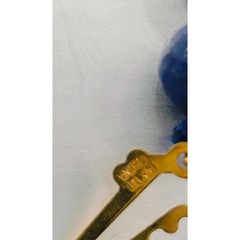 Vintage Graduated Lapis Lazuli Bead Necklace 14k Spacers Filigree Clasp 19in