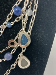 Teardrop Dangle Jewelry Lot! 2 Necklaces, 1 Earrings