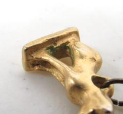 Metropolitan Museum Of Art Egyptian Gold Tone Bastet Mau Cat Pendant Necklace