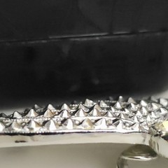 Vtg Rhinestone Leaf Wing Clip Earrings Climber Sara Coventry 60s Glam Silvertone