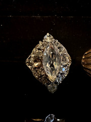 7 Gold/Silver tone some 18kt HGE,All missing stones, for repairs, all wearable