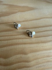 Vintage Forget Me Not Earrings Push On-Cuff *See Description*