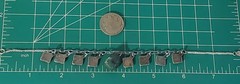 Vtg Sterling Silver MEXICO Abalone Charm Bracelet Lot 8.25″
