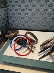 Vintage Bangle Bracelets Assorted Various Colors and Materials , Set of Eight