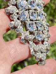 Early 1900s Antique Eisenberg Original Signed Large Fur Pin Brooch