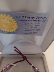 GRAPE ON A VINE Necklace D.O.C. DESIGNS N. MYRTLE BEACH S.C.NEW FREE SHIP