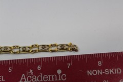 Bracelet Gold-tone Alloy 7.5″ Vintage