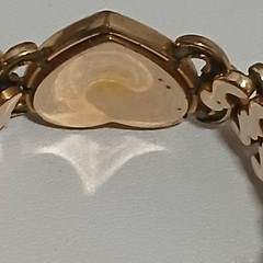 Vintage American Queen Pitman Keeler Heart Expansion Bracelet Sweetheart