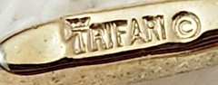 Vintage 1955-1969 CROWN TRIFARI Flower Brushed Gold Tone Brooch Pin, Signed