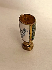 Antiq Gold Filled Enamel Greetings From Marienbad Czech Republic Pendant Charm