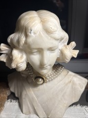 #4 Vintage Faux Pearl Multi Strand Choker Necklace Rhinestone Statement Collar