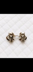 Vintage, Silver Toned Clip On Earrings. Light Weight.
