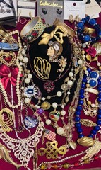 Vintage High End Costume Jewelry Trifari Jackie Kennedy BSK Emmons Gerrito Liz