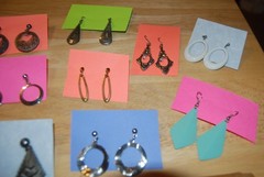 Vintage Retro Ear Rings, 1970s, 1980s 1990s, GROUP 6, priced per or the lot