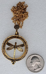 Dual Purpose Vintage Necklace and Magnifying Glass on 24″ Chain