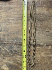 Monet Flapper Length Necklace Gold Tone Textured Rope Chain 54” Signed Vintage