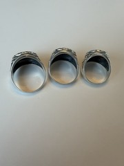VTG 925 Sterling Silver Football Championship Sports Ring Choose Sz: 10, 11, 13