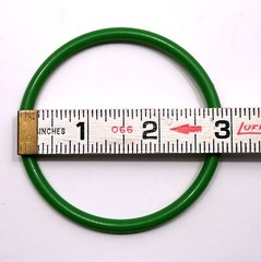 LOT of 12 VINTAGE FLAT PLASTIC BANGLE BRACELETS in VARIOUS COLORS (Lot #9)
