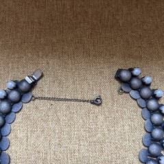 Miriam Haskell Early Pearl And Turquoise Glass Egyptian Style Amazing Necklace!