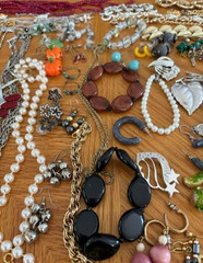 Vintage Box Lot COSTUME JEWELRY 5 Lbs 100+ Pieces All Wearable & Nice + Watches