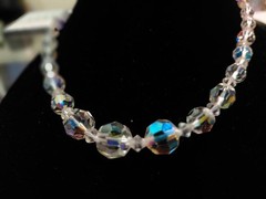 1970’s Aurora Boreallis necklace & Earrings.
