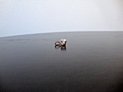 VINTAGE 1970-80s CHILD’S 5MM CLEAR CUBIC ZIRCONIA 14KT GOLD FILLED PRONG PENDANT
