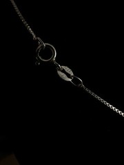 Petite 925 Sterling Musical Eighth Note Slider Pendant Necklace 16″ Box Chain