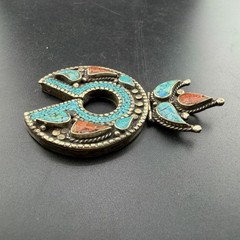 Old Ethnic Unique Horseshoe Design Tibetan Handmade Beautful Pendant
