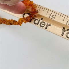 Vintage Natural Baltic Amber Chunky Chip Necklace Graduated Cognac Honey 30in