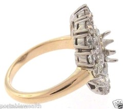 3.50ct Antique Vintage Art Deco Diamond Ring Platinum 14k Yellow Gold