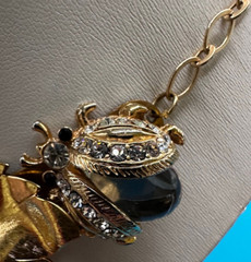 Kelley Hollis Necklace Vtg Restored Piece to Modern Style One Of A Kind Handmade