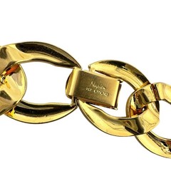 Vintage Napier 1980s 1990s Bold Chain Gold Tone Statement 16″ Necklace