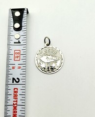 Vintage Sterling Silver Nassau Bahamas Lake Killarney Travel Crea Charm Pendant