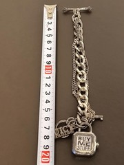 Juicy Couture Vintage Watch Charm Bracelet Silver Not specified
