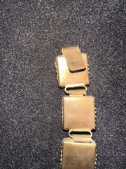 Vintage Hand Crafted Italian MicroMosaic 7 Link Bracelet