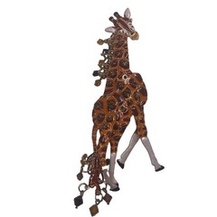 Lunch At The Ritz 2Go Articulated Movable Enamel Giraffe Brooch Pin