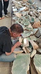 MADE IN-HOUSE TYPE A Untreated Burmese Jadeite Jade Pastel GREEN Bangle (55.8mm)