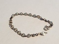 Vintage Sterling Silver, 0.925, Bracelet, 7″ long