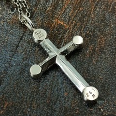 Georg Jensen Andreas Mikkelsen Cross Pendant Necklace 261B Silver 925 Vintage